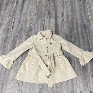 Tahari Cream Kids Jacket with Flared Sleeves